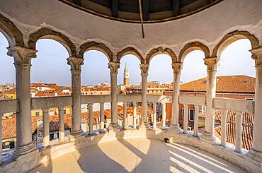 Dome of Palazzo Contarini del Bovolo, palace, Venice, Veneto, Italy, Europe