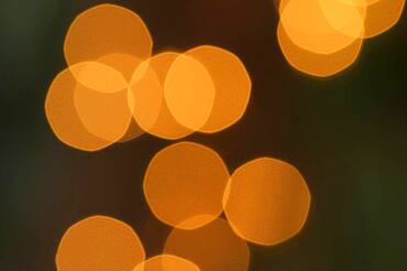 Blurry decorative lights abstract background