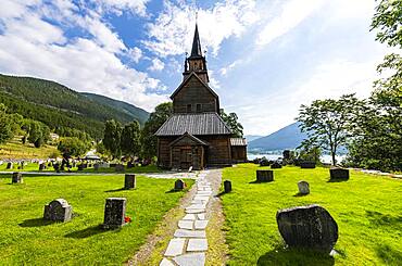 Kaupanger Stave Church, Kaupanger, Vestland, Norway, Europe