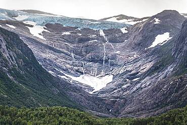 Svartisen glacier, Kystriksveien Coastal Road, Norway, Europe