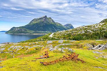 Gronsvik coastal battery, Kystriksveien Coastal Road, Norway, Europe