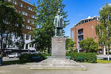 Roald Amundsen monument, Tromso, Norway, Europe