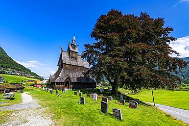 Hopperstad Stave Church, Vikoyri, Norway, Europe