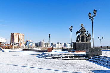 Pyotr Beketov Memorial, Yakutsk, Sakha Republic, Russia, Europe