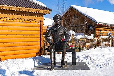 Monument in Yakutsk, Sakha Republic, Russia, Europe