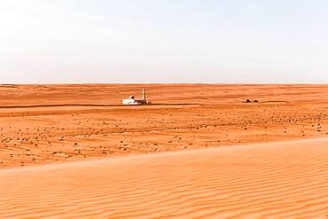 Mosque in the desert, Wahiba Sands, Sultanate Of Oman