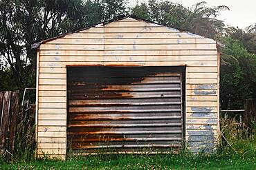 Garage, Karamea, Buller District, West Coast, South Island, New Zealand, Oceania