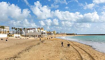 Playa de la Caleta, Cadiz, Costa del Luz, Andalusia, Spain, Europe