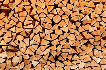 Background image, pile of wood on the roadside on Okutama Mukashi Michi Hike, Ishikawa prefecture, Tokyo, Japan, Asia