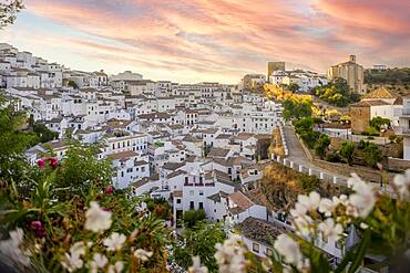 White washed architecture of Setenil de las Bodegas, Andalucia, Spain, Europe