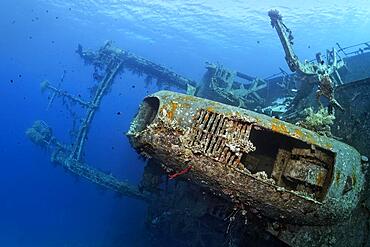 Chimney, Superstructure, Shipwreck, Wreck, Cedar Pride, Red Sea, Aqaba, Kingdom of Jordan