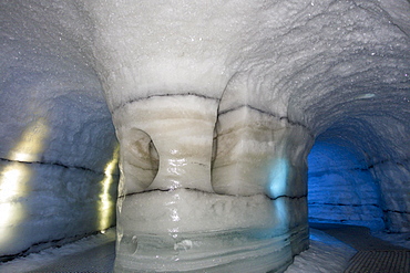 Artificial ice cave, Perlan, Reykjavik, Hoefuoborgarsvaeoio, Iceland, Europe