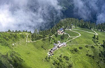 Schachenhaus, Bavarian Pre-Alps, Wetterstein Mountains, Garmisch-Partenkirchen, Bavaria, Germany, Europe