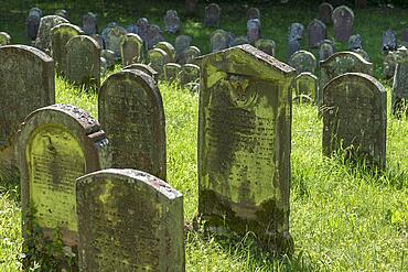 Historic Jewish cemetery, established 1682, last burial 1941, Schmieheim, Baden-Wuerttemberg, Germany, Europe