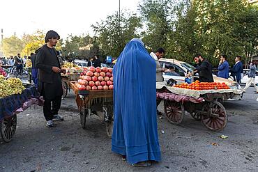 Local shop vendors, Bird street, Kabul, Afghanistan, Asia