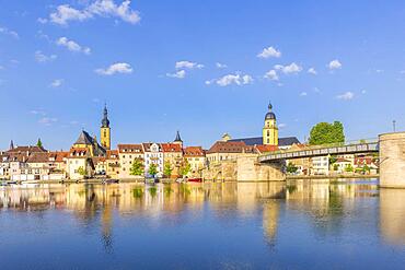 City view of Kitzingen, Main, Lower Franconia, Bavaria, Germany, Europe