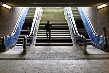 Stairway am Ebertplatz, Cologne, North Rhine-Westphalia, Germany, Europe