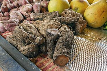 At Sir Selwyn Clarke Market on Market Street, Victoria, Mahe Island, Seychelles, Indian Ocean, Africa