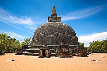 Kiri Vihara, ancient dagoba Pollonaruwa, Sri Lanka, Asia