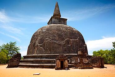 Kiri Vihara, ancient dagoba Pollonaruwa, Sri Lanka, Asia