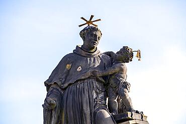 Saint Anthony of Padua, Charles Bridge, Prague, Czech Republic, Europe