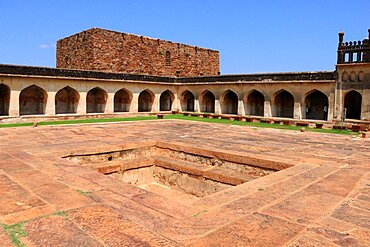 Jama Masija corridor pillars, Jama Masjid Mosque, UNESCO Heritage, Gandikota, Andhra Pradesh