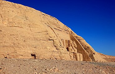 Abu Simbel, also Abu Simbal, Ebsambul or Isambul, temple of Ramses II Upper Egypt, Egypt, Africa