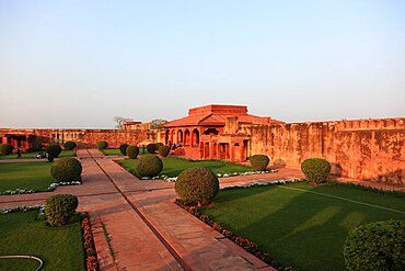 State of Uttar Pradesh, Fatehpur Sikri, in the palace complex, India, Asia