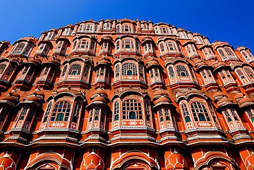 Rajasthan, City of Jaipur, Palace of the Winds, North India, India, Asia