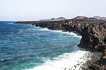 Los Hervideros lava rock coastline, Lanzarote, Canary islands