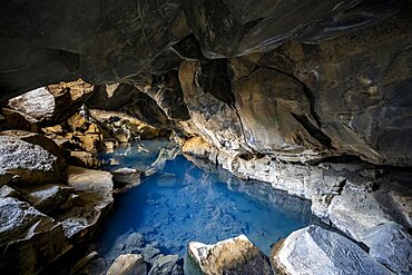 Storagja Cave, Silfra Fissure, Krafla, Northern Iceland, Iceland, Europe