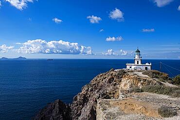 Akrotiri Lighthouse, Santorini, Greece, Europe