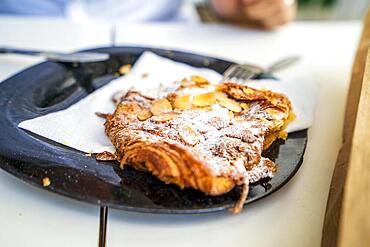 A sweet tasty pastry with almonds from Canary Islands, Spain, Europe