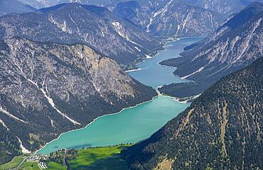 View from Thaneller to Plansee Tyrol, Austria, Europe