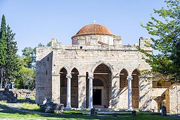 Byzantine sacred building, Daphni Monastery, Dafni, near Athens, Attica, Greece, Europe