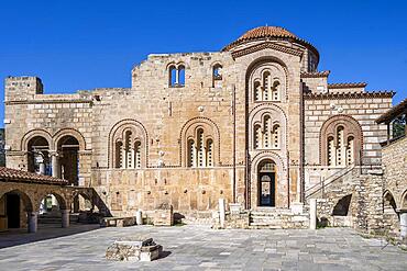 Byzantine sacred building, Daphni Monastery, Dafni, near Athens, Attica, Greece, Europe