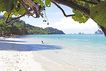 Paradise Beach, white sandy beach, Koh Kradan, Andaman Sea, Southern Thailand, Thailand, Asia