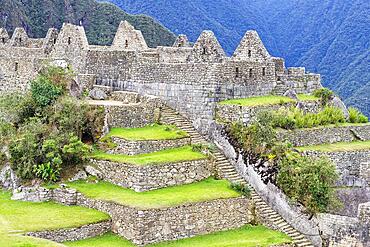 Machu Picchu, Ruined city of the Incas, Andes Cordilleria, Urubamba province, Cusco, Peru, South America