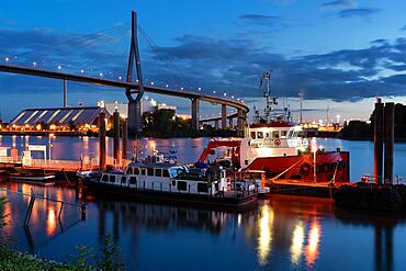 Koehlbrandbruecke, Hamburg, Germany, Europe