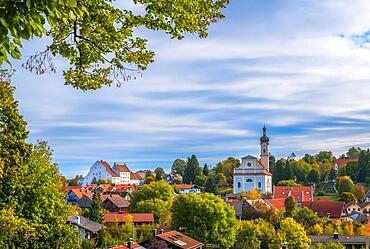 City of Murnau in Bavaria Germany