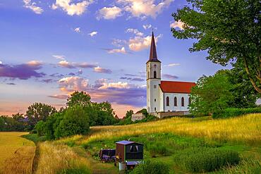 Idyllic church of the village Krichanhausen near Beilngries