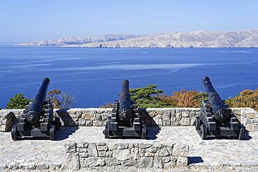 From Nehaj Fortress, Cannon, Senj, Senj, Licko-Senjska, Croatia, Europe