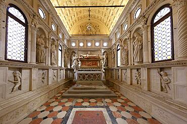 Interior view, Chapel of St. John, Sveti Lovre Cathedral, Trg Ivana Pavla II, Trogir in Croatia, Trogir, Splitsko-Dalmatinska, Croatia, Europe