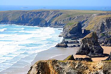 Bedruthan Steps, Cornwall, Great Britain