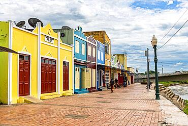 Tiny stores along the acre river, Rio Branco, Acre state, Brazil, South America