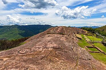 Unesco site El Fuerte de Samaipata, Pre-Columbian archaeological site, Santa Cruz department, Bolivia, South America