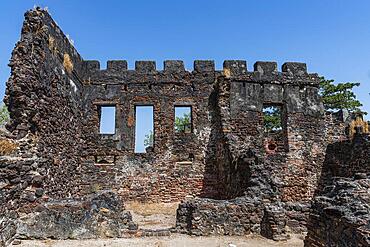 Ruins of Fort James, Unesco site Kunta Kinteh or James island, Western slave trade, Gambia, Africa