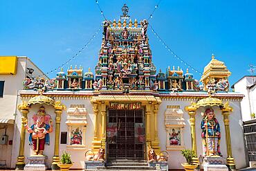 Built in 1833, the Arulmigu Sri Mahamariamman Temple in George Town is the oldest Hindu temple in Penang, Malaysia, Asia