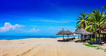 Cua Dai, sandy sea beach near Hoi An in Quang Nam Province, Vietnam, Asia