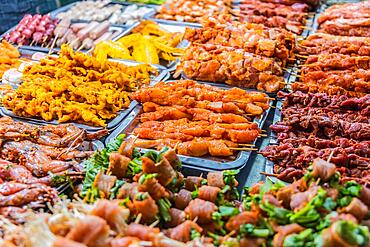 Traditional Vietnamese street food sold in Sapa in Lao Cai Province in northwest Vietnam